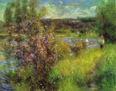 Pierre Renoir The Seine at Chatou china oil painting image